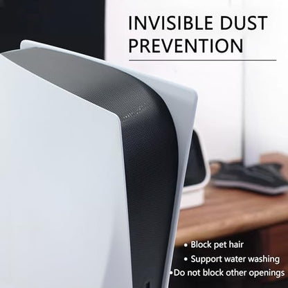 New Version Dust Cover Net for Computer Console Heatsink Barrier Pets Hair Anti-dust Cover Dustproof for Computer Case Optical Console Accessories (douye) - color: WHITE