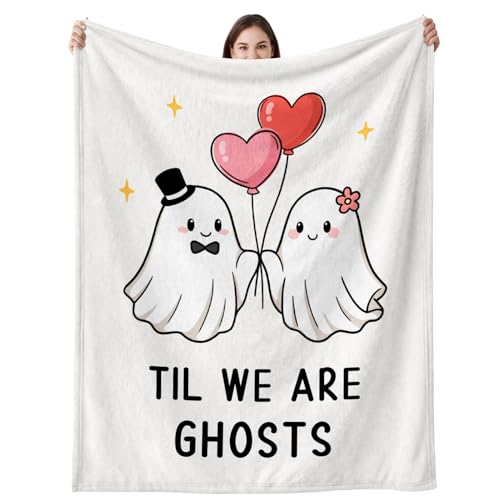 Anniversary Romantic Gifts for Women Men, Soft Flannel Love Blanket, Valentines Anniversary Birthday Gifts for Girlfriend Boyfriend, Engagement Wedding Gift for Wife Husband - 50’’ x 60’’ - color: Love