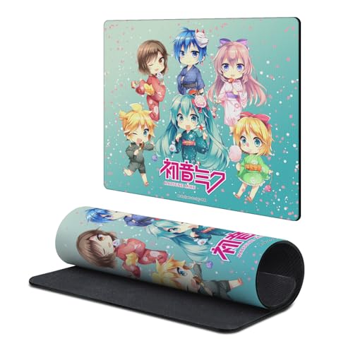 Head Case Designs Officially Licensed Hatsune Miku Characters Graphics 9.84 x 11.81 x 0.12 inches (250 x 300 mm) - S Gaming Office Desk PC Keyboard Mouse Mat Pad - color: Characters, size: 9.84 x 11.81 x 0.12 inches (250 x 300 mm) - S