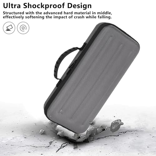 75% Keyboard Case, Hard Shell Travel Carrying Bag for Aula F75 | Fits Aula F75, ASUS ROG 75% & Similar – Hard Shell, Soft Lining, Dustproof, Mesh Pocket for Accessories