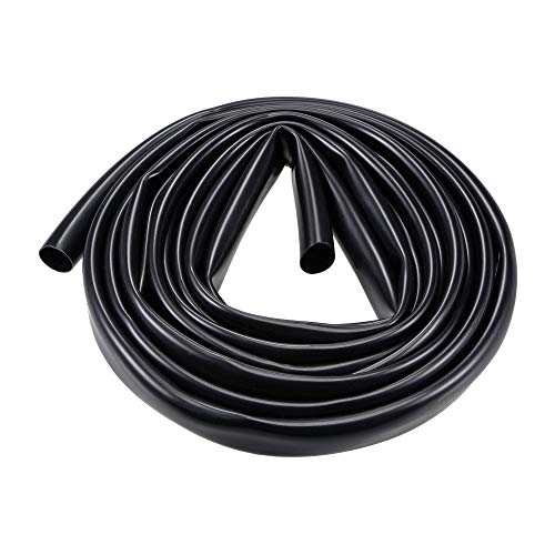 uxcell Black PVC Tube Wire Harness Tubing, 1/2-inch(12mm) ID 10ft Sleeve for Wire Sheathing Wire Protection - color: Black, size: 12mm