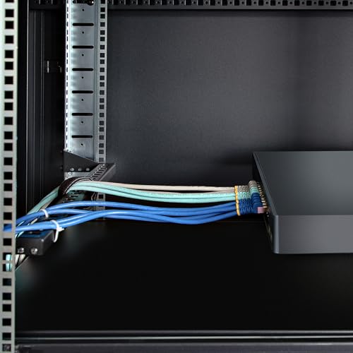 StarTech 1U Cable Lacing Bar, Adjustable Depth (12S-Cable-Lacing-BAR) - style: Adjustable Offset Single Unit