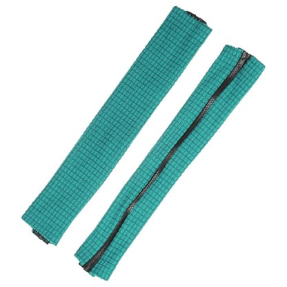 PATIKIL 22x4 in Office Chair Armrest Covers, 1 Pair Office Chair Arm Covers Long Computer Chairs Arm Rest Cover with Zipper Removable Rest Slipcover Hand Rest Protector, Forest Green - color: Forest Green