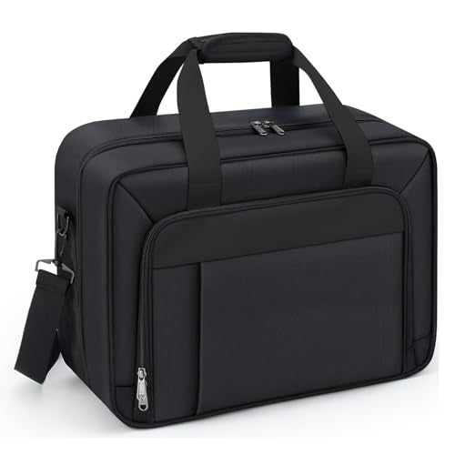 GDNasist Carrying Case Fit for PS5, Travel Thickened Protective Bag Compatible with Playstation 5 Console, Headset, PS5 Controller, Game Discs, and Gaming Accessories, All Black - color: All-black