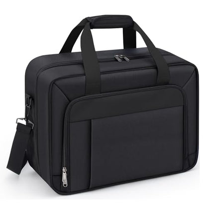 GDNasist Carrying Case Fit for PS5, Travel Thickened Protective Bag Compatible with Playstation 5 Console, Headset, PS5 Controller, Game Discs, and Gaming Accessories, All Black - color: All-black