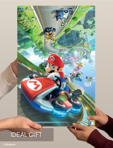 Pyramid America Super Mario Poster - Mario Kart 8 Poster - 11 x 17 inch Video Game Room Decor, Room Office & Gamers – Nintendo Decorations