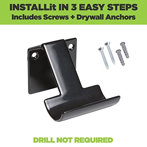 HIDEit Uni-C Pro Controller Wall Mount - Rubber Dipped Steel Mount for PS5 Pro | Xbox | PlayStation| Nintendo and More - Universal Fit for Most Game Controllers - size: Generic Uni-C Pro