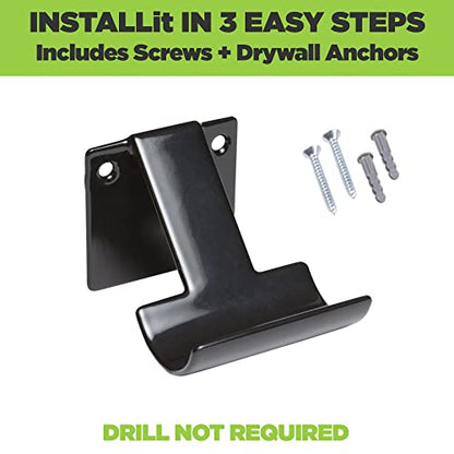 HIDEit Uni-C Pro Controller Wall Mount - Rubber Dipped Steel Mount for PS5 Pro | Xbox | PlayStation| Nintendo and More - Universal Fit for Most Game Controllers - size: Generic Uni-C Pro