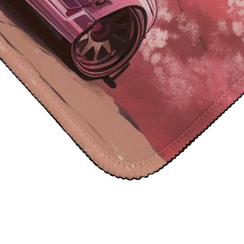 Large Mouse Pad Desk Mat Computer Accessories Gaming Office Organizers Supplies Decor Essentials Keyboard Pads for Desk Rubber Japan JDM Car R34 Pink Cherry Tree Mount Fuji 40x90cm - size: 40x90cm