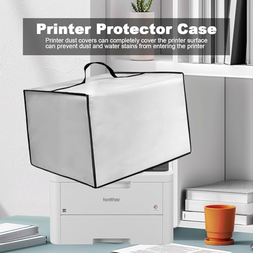 Printer Dust Cover Case for Canon MF652Cw/for Brother L3300CDW /HP M283fdw Printer - color: Silver