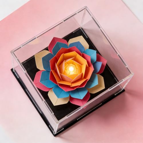 uxcell Acrylic Clear Display Case Box Dustproof Protection Showcase Cube Collectibles Show Box 11.8x11.8x11.8inch - size: 11.8x11.8x11.8inch
