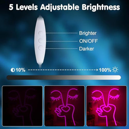 Funny Bad Smell Neon Signs for Wall Decor，Led Neon Light for Bathroom，Christmas Birthday Party Gifts - style: Bad Smell