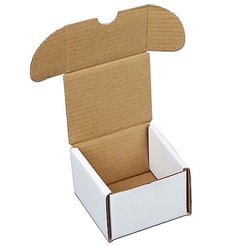 GRAND ORANGE 10pcs 200 count Cardboard Trading Card Storage Boxes box Brilliant white Corrugated Paper box - color: 10 Pack White, size: 200 Count Trading Card Storage Box