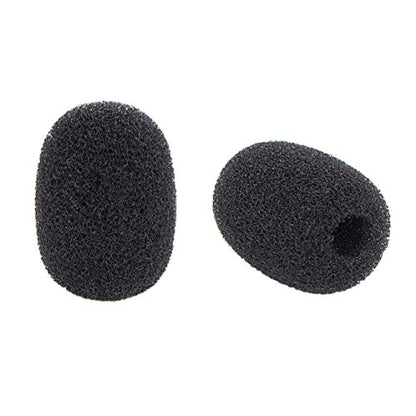 12 Pieces Lavalier Microphone Metal Tie Clips 12 Pieces Lapel Mic Windscreen Foam Covers and 12 Pieces Lav Mic Plastic Wire Clips - size: 12 Pack