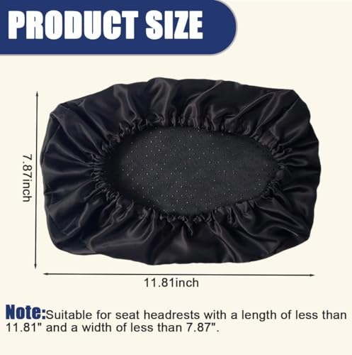 4PCS Office Chair Headrest Cover, Office Chair Pillow Cover, Soft Chair Headrest Protector for Hair Protection