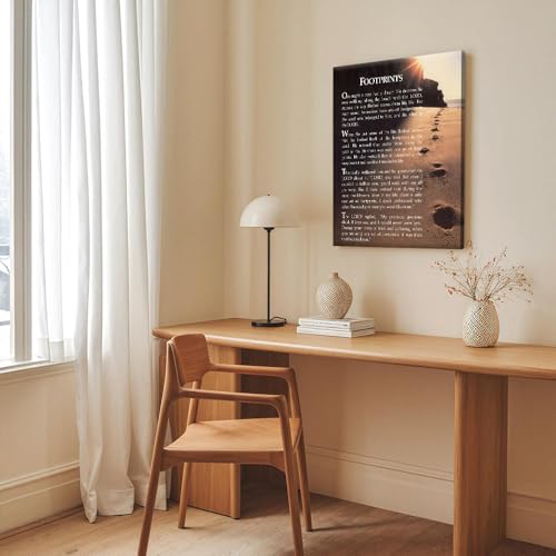 Zapeeitt Footprints In The Sand Christian Poem Motivational Quotes Canvas Art Poster And Wall Art Picture Print Modern Family Bedroom Decor Posters 08x12inch(20x30cm) Unframe-style-1 - color: Unframe-style-1, size: 08x12inch(20x30cm)
