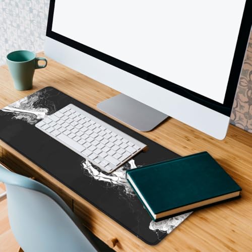 Skeleton Hands Gaming Mouse Pad Dark Gothic Art Gaming Mouse Mat with Stitched Edges,Non-Slip Waterproof Rubber Base Office Computer Keyboard Laptop 31.5"x11.8" - color: Skeleton Hands, size: 31.5L x 11.8W inches