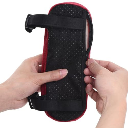 PATIKIL Office Chair Arm Pads, 2 pcs Office Chair Arm Cover Soft Office Chair Armrest Pads Memory Foam Cotton Removable Washable for Desk Computer Gaming, Red - color: Red