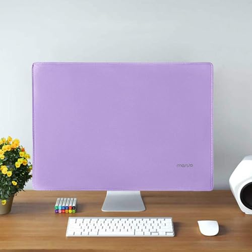 MOSISO Monitor Dust Cover 26, 27, 28, 29 inch Anti-Static Dustproof LCD/LED/HD Panel Case Computer Screen Protective Sleeve Compatible with iMac 27 inch, 26-29 inch PC, Desktop and TV, Purple - color: Purple, size: 26-29 inch