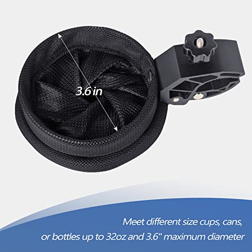 UNIGT Motorcycle ATV Cup Holder with 0.6"-1.75" Alligator Clamp, 32oz | Bike Water Bottle Holder Accessories for Motorcycle, Wheelchair, UTV, Scooter, Boat, Golf, Tractor, Walker