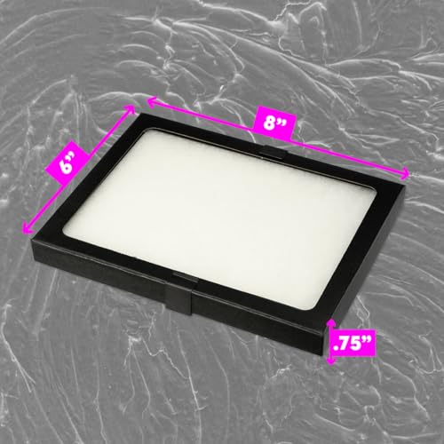 SE Glass Top Display Box - JT926 - size: 8-⅝” x 6-⅝” x ¾"