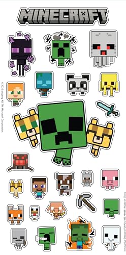 Minecraft Tsunameez Blind Bag Keychains Series 2 Bundle - 2 Pack Tsunameez Minecraft Keychains Mystery Collection Plus Stickers, More | Collectable Video Game Merchandise