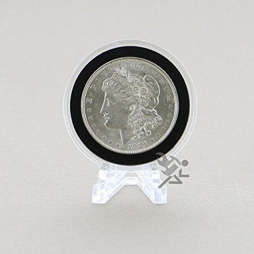 OnFireGuy Clear Display Stand Easel for Holder Coin Capsules Challenge Medals Casino Chips, 10 Pack