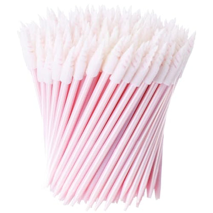 Chinco 200 Pcs Cleaning Swabs 2.56 Inch Sponge Tip Swabs Sticks for Printer Heads, Scanners, Camera Lenses, Chip Hard Disk Industries, Optical Lenses and Optical Equipment Makeup(Pink) - color: Pink