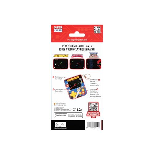 HyperMegaTech Atari Asteroids Key Chain