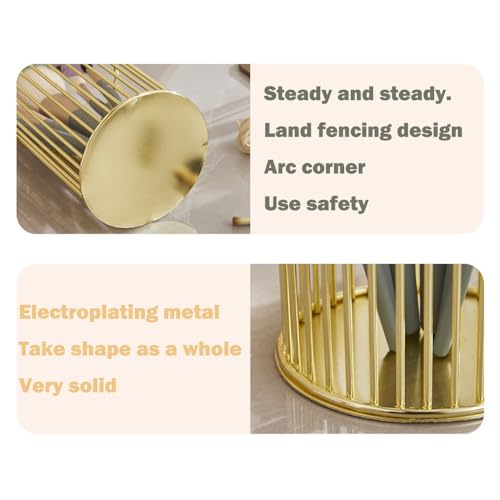 2Pcs Post sticky Note Holder + Pens Holders,Desk organizer sets,Gold Metal suit for Desk Memo,tableware,flowers,toothbrush,cute pencil holder ,Home Office decor and Accessories,Makeup Brushes Cup.