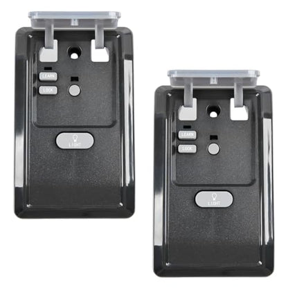 2X Garage Outlet Garage Door Opener Remote Control Security Multi Function Wall Mounted Panel Pad Replacement for Liftmaster Chamberlain Craftsman Sears (882LMW)