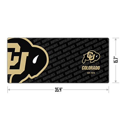 YouTheFan NCAA Colorado Buffaloes Logo Series Desk Pad - style: Colorado Buffaloes