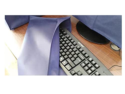 3 Pieces Computer Dust Cover Monitor + Keyboard+ Computer Host Pc Dust Proof Computer Covers Case Computer Dust Cover for Desktop Pc CPU Tower Protector (27'' Monitor Set Blue) - size: 27'' Monitor Set Blue