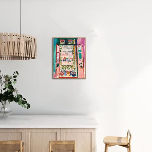 Uniro Matisse Wall Art Prints, Matisse Poster Vintage Famous Artist Oil Canvas Painting, Modern Abstract Colorful Aesthetic Poster for Room Decor, Vintage Gallery Art Pictures for Bedroom Bathroom Kitchen Decor( 8" x 10"-UNFRAMED) - color: Matisse