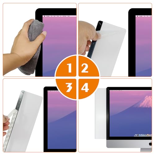 Office Desk Accessories, Monitor Memo Board, Office Supplies, for Office Decor, Women Men's Sticky Note Holder, Desk Decor, Cute Desk Accessories 1pcs Transparent Left (Left, 1) - style: Left