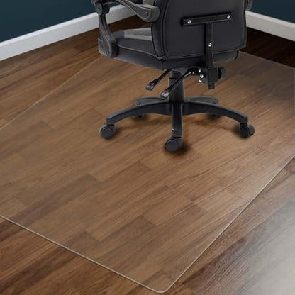 Clear Chair Mat for Hardwood Floors 36"x48" - Office Desk Chair Mat Protector Easy Glide for Rolling Chairs, Home & Computer Use - size: 48"x36"