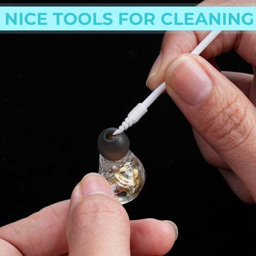 Chinco 200 Pcs Cleaning Swabs 2.56 Inch Sponge Tip Swabs Sticks for Printer Heads, Scanners, Camera Lenses, Chip Hard Disk Industries, Optical Lenses and Optical Equipment Makeup(White) - color: White