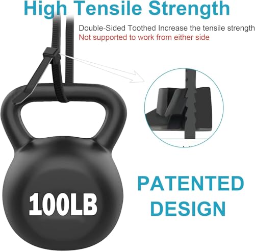 12 Inch Zip Ties Double Sided Toothed (Bulk 1000 Pack),100 LBS Tensile Strength Heavy Duty Cable Wire Ties With Self-Locking Adjustable More Durable Nylon Tie Wraps for Indoor Outdoor - size: 12 inch 1000 Pack （100 Lbs ）