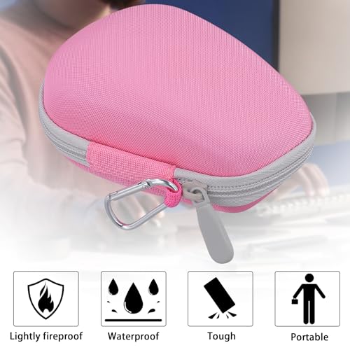 co2CREA Hard Case Replacement for Logitech MX Master 4 / Master 3S / 3 Wireless Performance Mouse (Pink Case) - color: Pink Case, style: For Master 4/3S/3