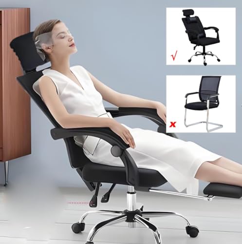 4PCS Office Chair Headrest Cover, Office Chair Pillow Cover, Soft Chair Headrest Protector for Hair Protection