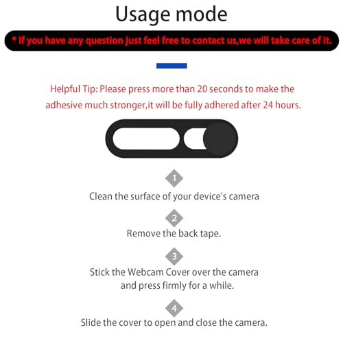 Webcam Cover,Front Camera Cover Compatible for iPhone 15/15 Plus/15 Pro/15 Pro Max/14 Pro/14 Pro Max,Protect Privacy and Security,Not Affect Face ID, 2 Pack-Black - color: Black