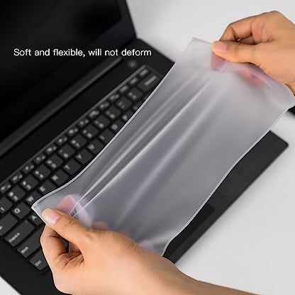 Universal Keyboard Cover Skin Protector for 13.3"-14" Inch Laptop Notebook Ultra Thin Silicone Waterproof Dustproof Keyboard Cover Skin Protector, Clear (13"-14" Universal Laptop Keyboards Covers) - size: 13"-14"