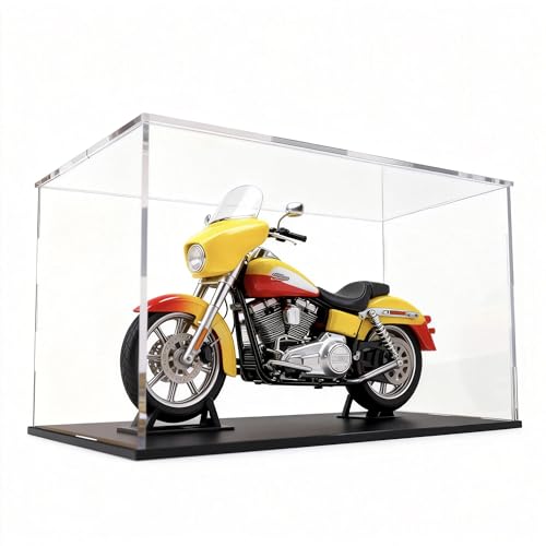 Acrylic Display Case Clear Collectible Display Box for Miniture House, Dustproof Acrylic Showcase, Easy Self Assembly Storage Cases for Action Figures and Art Figurine, 8 x 6 x 7 inch - size: 8 x 6 x 7 inch