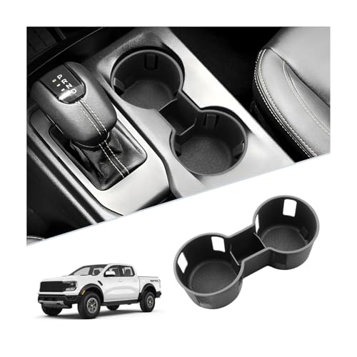 SKTU 2024 2025 2026 Ranger Cup Holder for 2024 2025 2026 Ford Ranger (XL/XLT/Lariat/Raptor) Central Control Cup Holder Ford Ranger 2024 2025 2026 Accessories Cup Pad 2025 Ranger Raptor Accessories - color: for 2024 2025 2026 Ranger Cup Holder