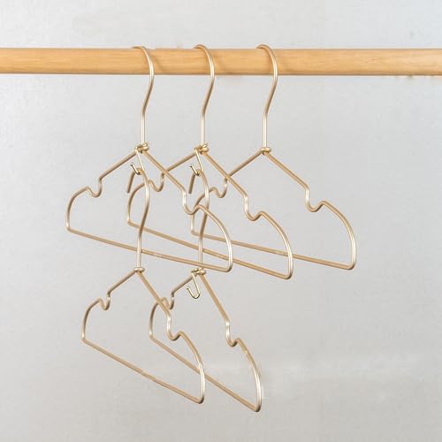 Metal Clothes Hanger, 36 Pack Connector Hooks Stable Gold Metal Outfit Hangers Extender Clips Organizer Strong Mini Cascading Hanger Hooks