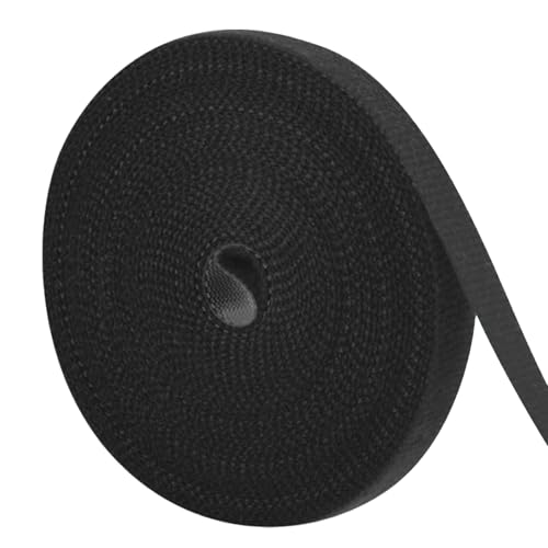 100ft x1/2 in Hook and Loop Roll, Hitotsu Reusable Fastening Tape Cable Ties, Self-Gripping Multi-Purpose Wrap Fasteners for Cord Manage,Home, Office, Electrical Cords, Data Center, Black - color: Black, size: 1/2inch x 100ft