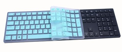 Silicone Keyboard Skin Cover Compatible for Dell Wireless Bluetooth Keyboard KM7321W, Dell Pro Keyboard KB500 & KM5221W (Mint) - color: Mint