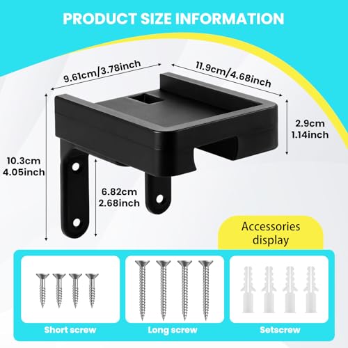 Wall Mount Stand with Shelf Compatible with Playground Game System Console & Remote – Space-Saving Wall-Mounted Organizer, Easy to Install