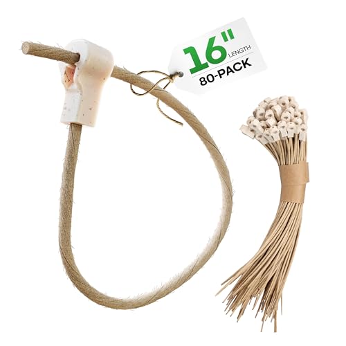 Fiber-Based Eco Zip Ties 16" (80 Pack) - 44 lbs Strong Eco-Friendly Tie Wraps - UV & Temperature Resistant FibreStrap for Agriculture, Manufacturing & Cable Management - Universal Use by IDL Packaging - size: 16", 80-Pack