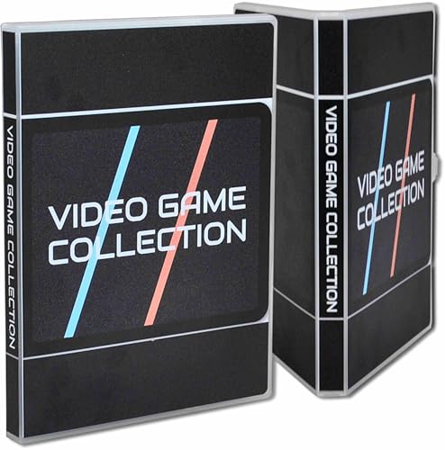 UniKeep Game Case for Nintendo Switch Cartridges - Holds 60 Games Securely in Foam (black and stripes) - color: black and stripes